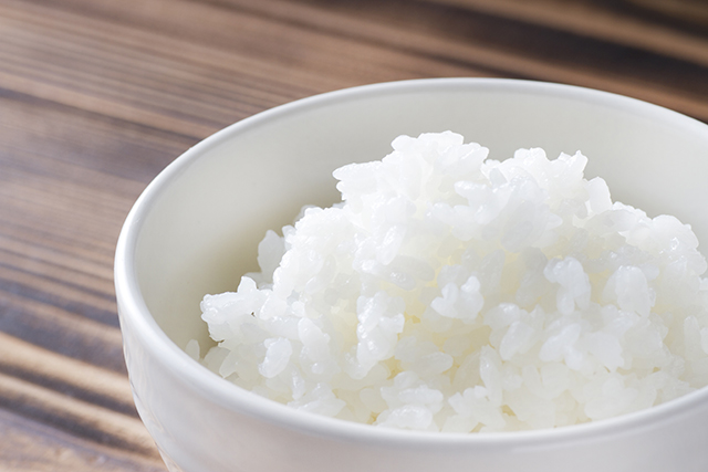 お米(炭水化物)のあるダイエット食事風景